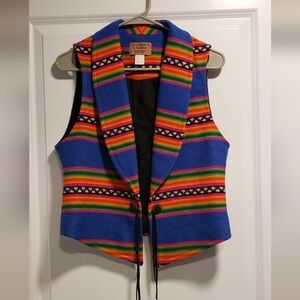 Vintage Pendleton Vest South West Aztec sz Small 1980s 1990s
